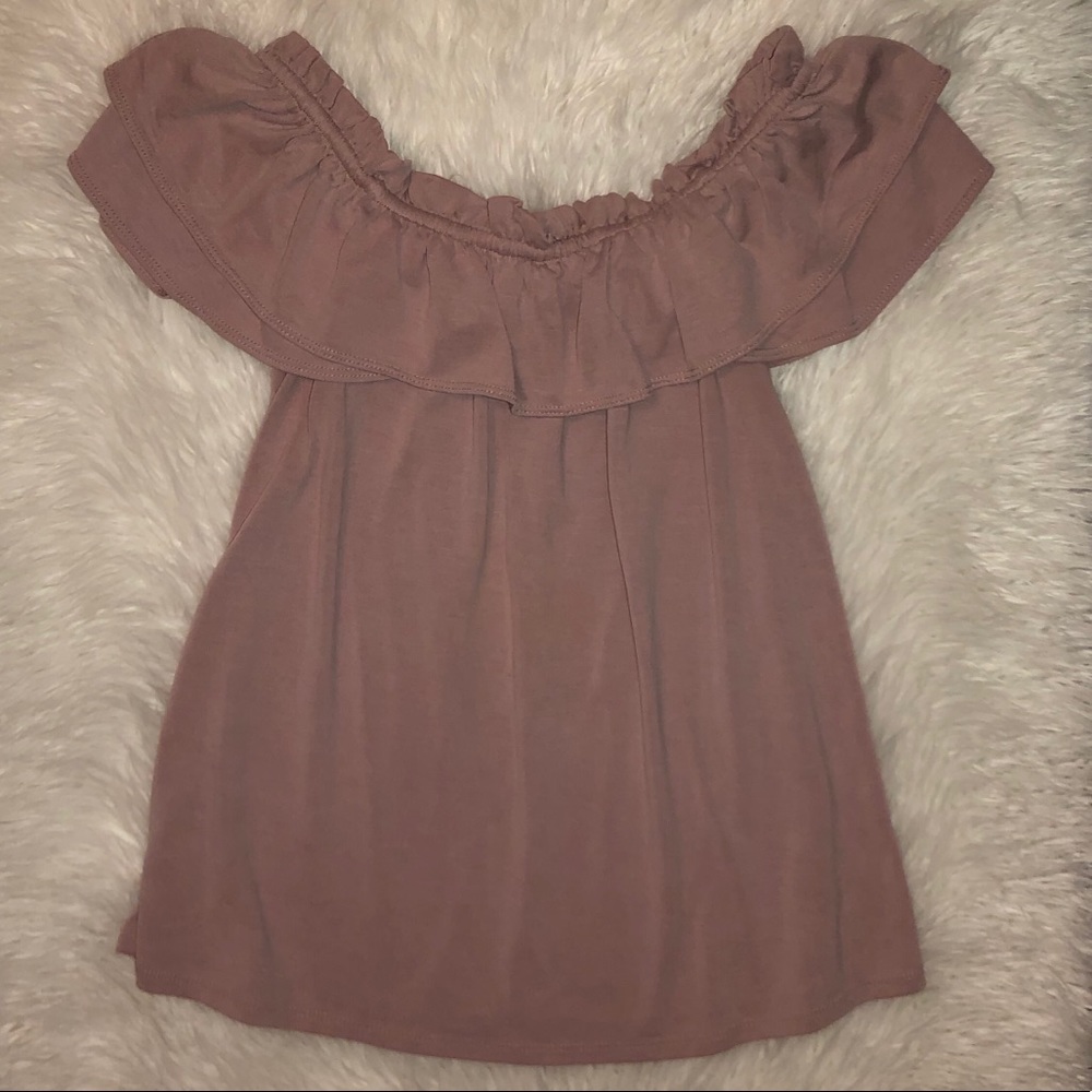 “Sienna Sky” off the shoulder top
